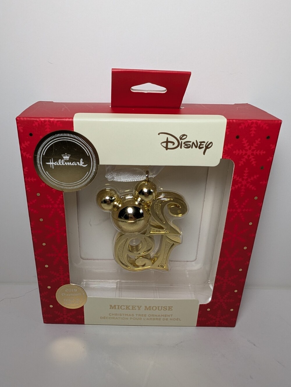 2019 Premium Hallmark Disney Mickey Mouse Christmas Ornament New
